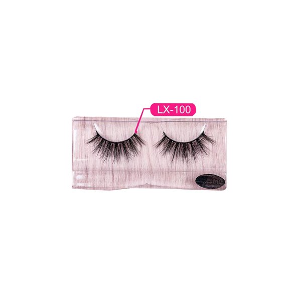 Full strip fluffy 3d Natural Mink Light eyelash lashes(Code 100)