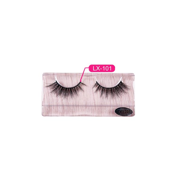 Full strip fluffy 3d Natural Mink Light eyelash lashes(Code 101)