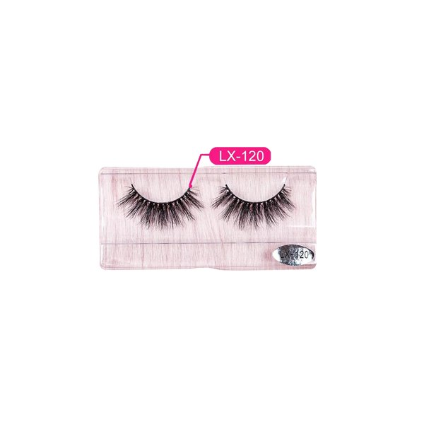 Full strip fluffy 3d Natural Mink Light eyelash lashes(Code 120)