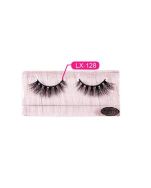 Full strip fluffy 3d Natural Mink Light eyelash lashes(Code 128)