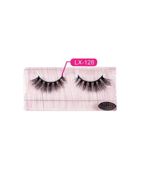 Full strip fluffy 3d Natural Mink Light eyelash lashes(Code 128)