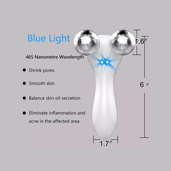 4D Roller Firming Lifting V Shape Facial Massage Device for Anti Wrinkle Toning Tightening Skin Care (Copy)