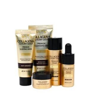 3W Clinic Collagen & Luxury 24K Gold Special Starter Kit