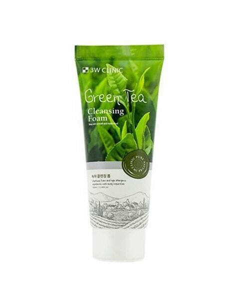 3W Clinic Green Tea Foam Cleansing 100ml