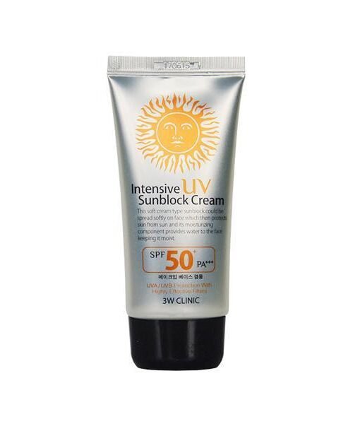 3W Clinic Intensive UV Sunblock Cream SPF50+ Pa+++ 70ml