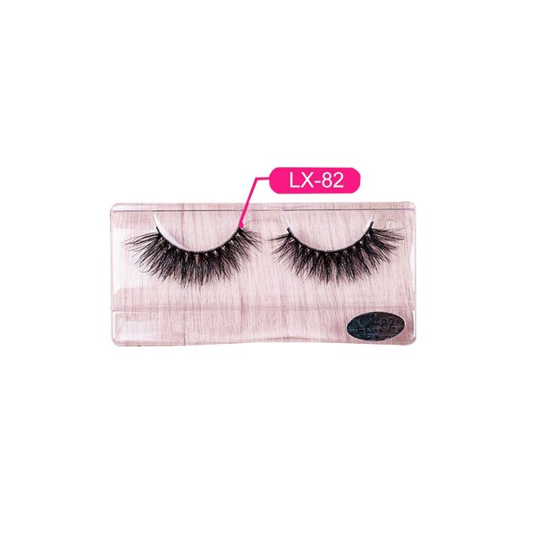 Full strip fluffy 3d Natural Mink Light eyelash lashes(Code 82)