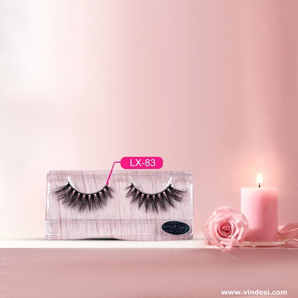 Full strip fluffy 3d Natural Mink Light eyelash lashes(Code 83)
