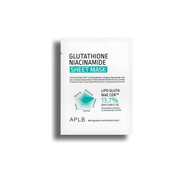APLB Glutathione Niacinamide Sheet Mask 25ml