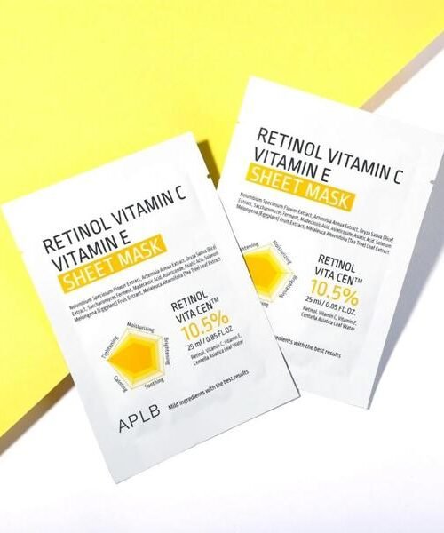 APLB Retinol Vitamin C Vitamin E Sheet Mask 25ml