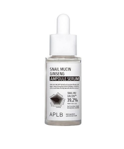 APLB Snail Mucin Ginseng Ampoule Serum 40ml