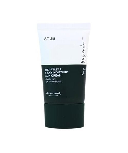 Anua Heartleaf Silky Moisture Mild Sunscreen SPF 50+ PA++++50ml
