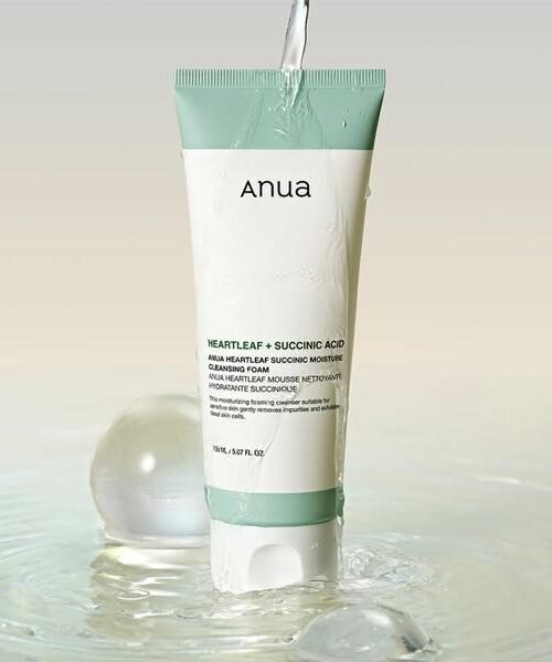 Anua Heartleaf Succinic Moisture Cleansing Foam 150ml