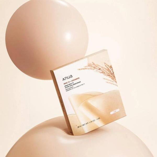 Anua Rice 70 Glow Collagen Mask 38g