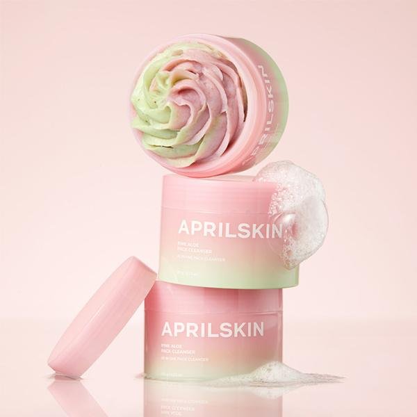 Aprilskin Pink Aloe Pack Cleanser 120g