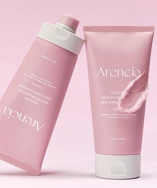 Arencia Rosehip Mild pH Balancing Rice Cake Cleanser 150g