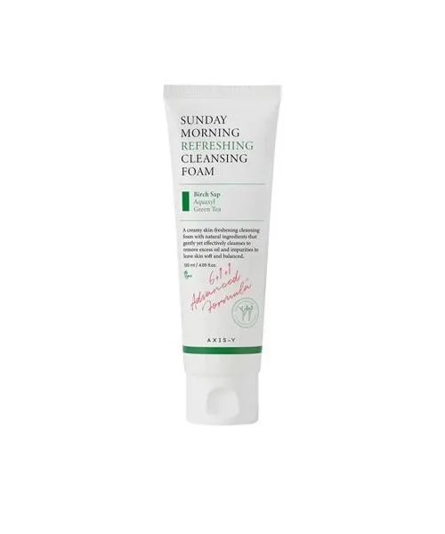 Axis-Y Sunday Morning Refreshing Cleansing Foam 120ml