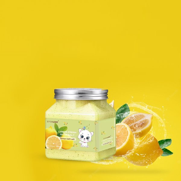 Bath Salt Scrub Lemon 500g