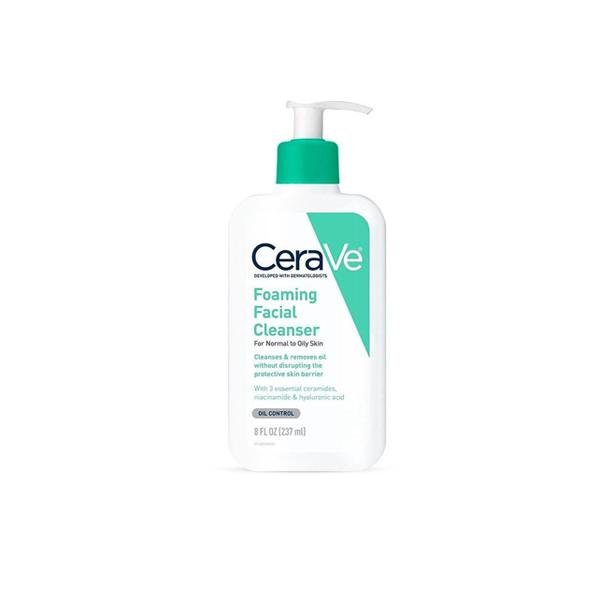 CeraVe Foaming Facial Cleanser for Normal to Oily Skin 237ml