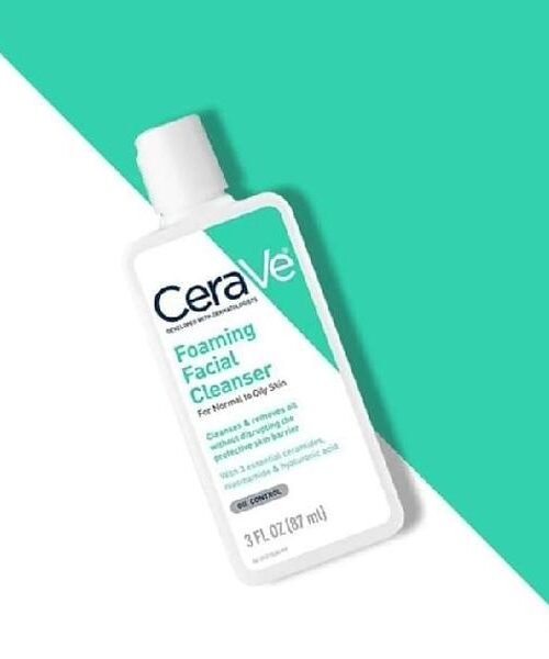 CeraVe Foaming Facial Cleanser for Normal to Oily Skin 87ml