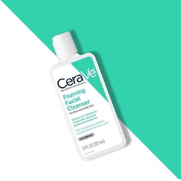 CeraVe Foaming Facial Cleanser for Normal to Oily Skin 87ml