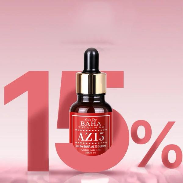 Cos De baha Azelaic Acid 15% MSM 1% (AZ15) Serum 30ml