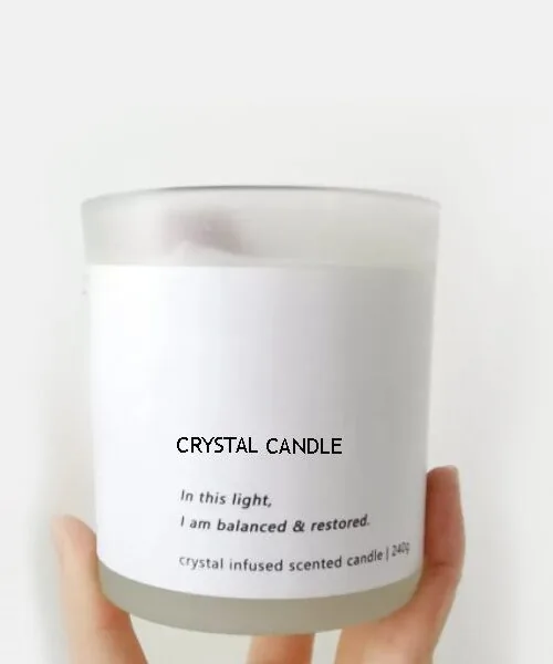Luxury Home Decoration Soy Wax Glass Jar Scented Candle(Rose & Wood)