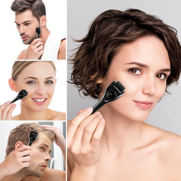Best 540 Titanium Microneedle Derma Roller 0.5mm Black/Purple (1 piece)