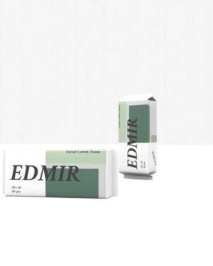 Edmir Disposable Facial Soft Cotton Towel, Makeup Removal Tissue 60pcs