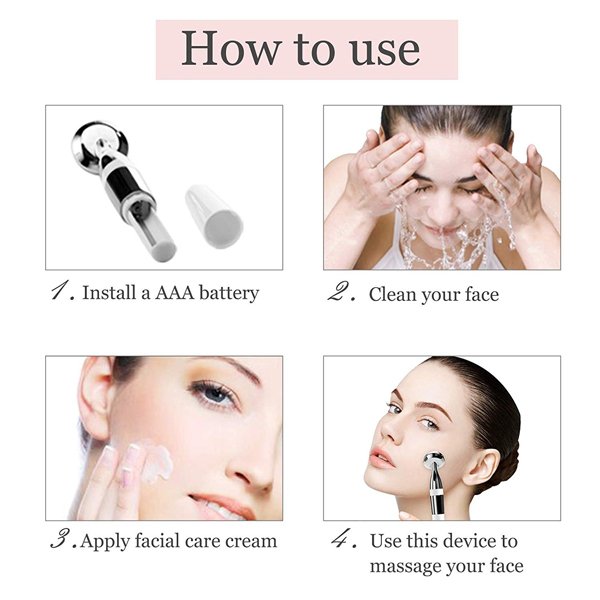 Skin Tightening Lifting Facial­ Ionic Vibration Boost Effects Skin Care Device