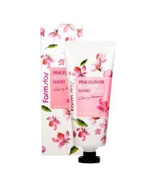 FarmStay Pink Flower Blooming Hand Cream Cherry Blossom 100ml