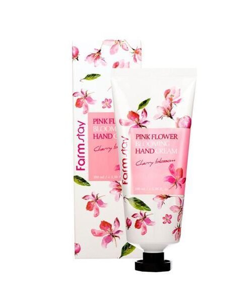 FarmStay Pink Flower Blooming Hand Cream Cherry Blossom 100ml