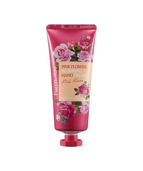 Farmstay Pink Flower Blooming Hand Cream Pink Rose 100ml