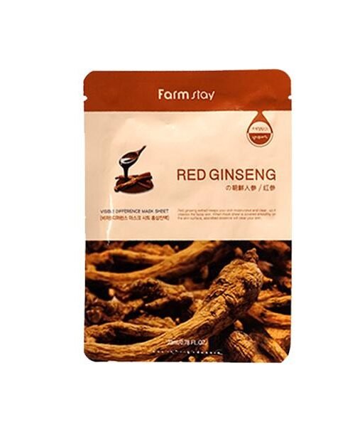 Farmstay Visible Difference Mask Sheet Red ginseng 23ml