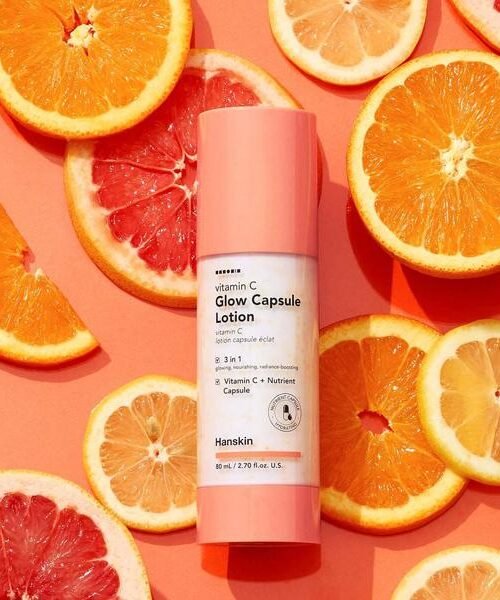Hanskin Vitamin C Glow Capsule Lotion 80 ml