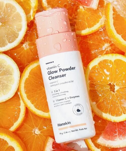 Hanskin Vitamin C Glow Powder Cleanser 70g