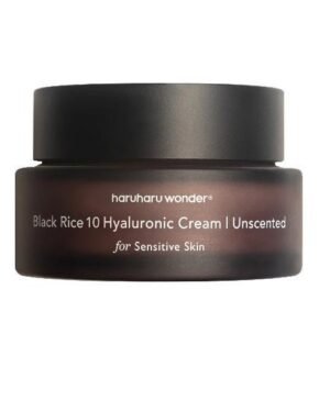 Haruharu Wonder Black Rice 10 Unscented Hyaluronic Cream For Sensitive Skin 50ml