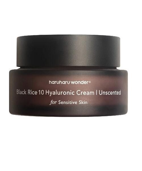 Haruharu Wonder Black Rice 10 Unscented Hyaluronic Cream For Sensitive Skin 50ml