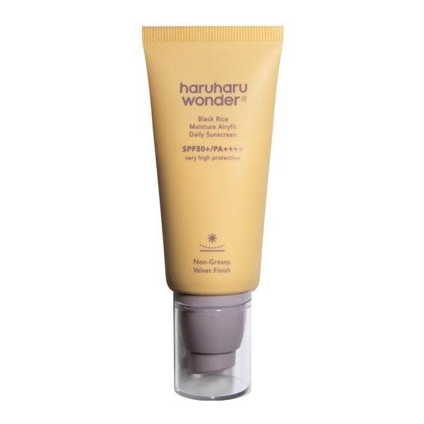 Haruharu Wonder Black Rice Moisture Airyfit Daily Sunscreen SPF50+ PA++++ 50ml