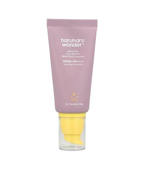 Haruharu wonder Black Rice Pure Mineral Relief Daily Sunscreen PA++++ SPF50+ 50ml