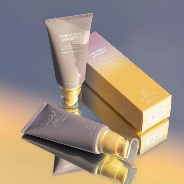 Haruharu wonder Black Rice Pure Mineral Relief Daily Sunscreen PA++++ SPF50+ 50ml