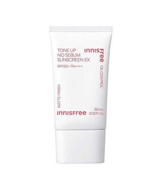 Innisfree Tone Up No Sebum Sunscreen EX SPF50+ PA++++ 60ml