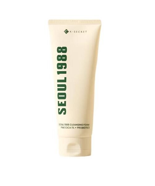 K-Secret Seoul 1988 Cleansing Foam : Pine Cica 1% + Probiotics 150ml