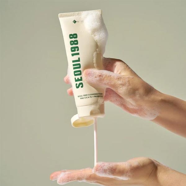 K-Secret Seoul 1988 Cleansing Foam : Pine Cica 1% + Probiotics 150ml