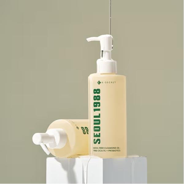 K-Secret Seoul 1988 Cleansing Oil : Pine Cica 1% + Probiotics 200ml