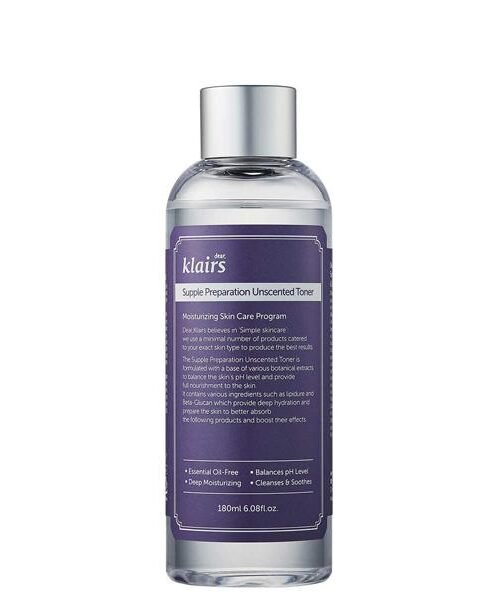 Klairs Supple Preparation Unscented Toner 180ml