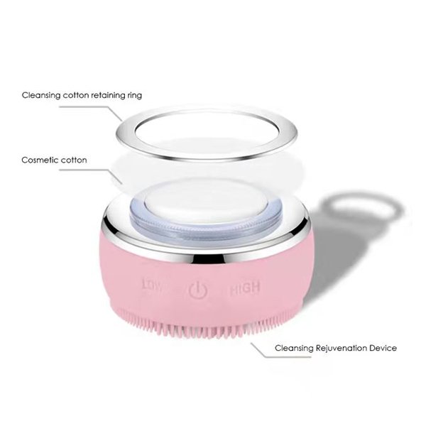 LED Photon Skin Rejuvenation Face Massager and  Silicone Cleansing Facial Brush