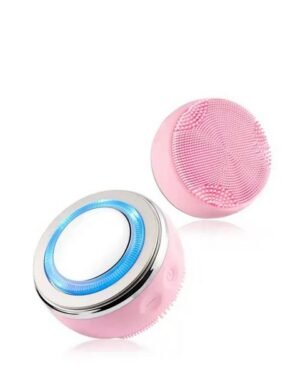 LED Photon Skin Rejuvenation Face Massager and  Silicone Cleansing Facial Brush