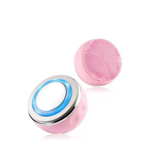 LED Photon Skin Rejuvenation Face Massager and  Silicone Cleansing Facial Brush
