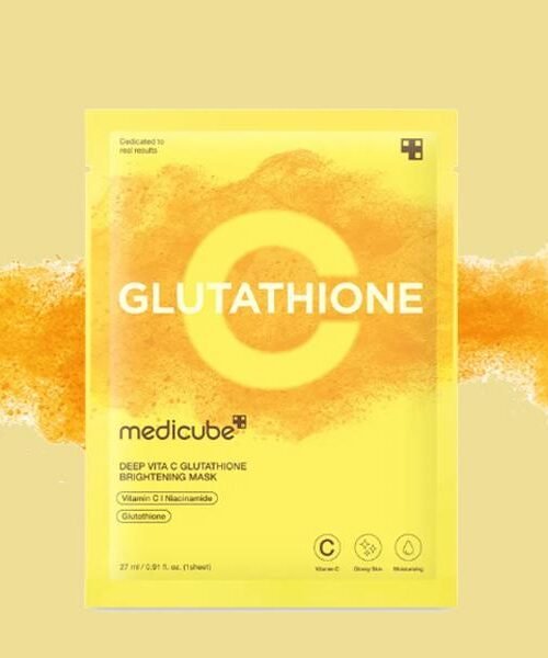 Medicube Deep Vita C Glutathione Brightening Mask 27ml