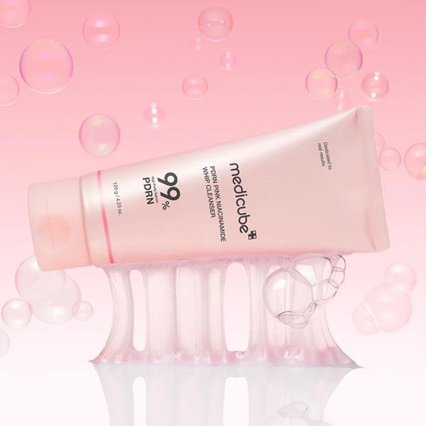 Medicube PDRN Pink Niacinamide Whip Cleanser 120g